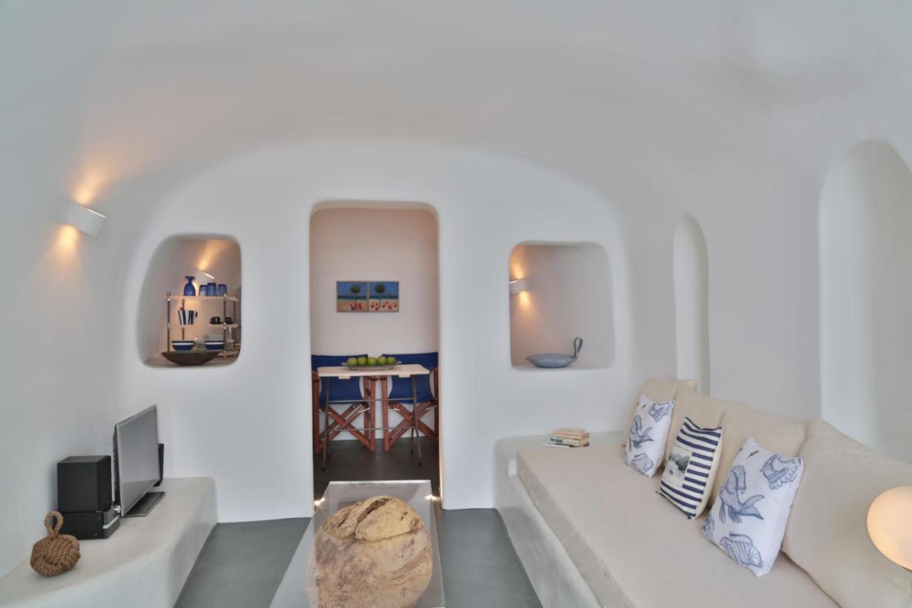 Lava Caves Villa Oia  Bagian luar foto